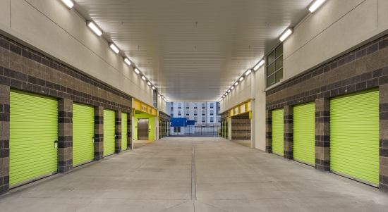 The drive-thru at Extra Space in Murray, Utah