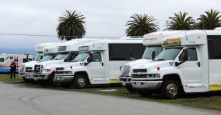 Vehicles at Island Park Storage include tour buses, shuttles, limos, RVs, cars and more.