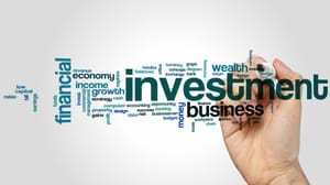 A word cloud of investment terms A word cloud of investment terms