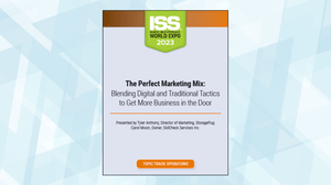 A graphic with the title of a session on it A graphic with the title of a session on it