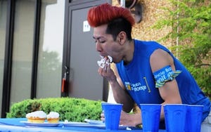 Man vs Cupcake: Uncle Bob's Self-Storage Hosts Competitive Eater Kobayashi