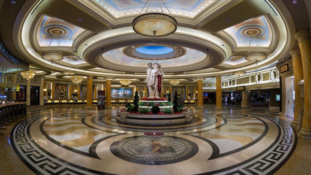 A casino lobby A casino lobby