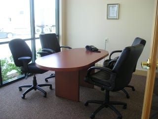 The conference room at Magellan Storage in Torrance, Calif.