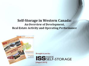 Self-Storage in Western Canada: An Overview of Development, Real Estate Activity and Operating Performance