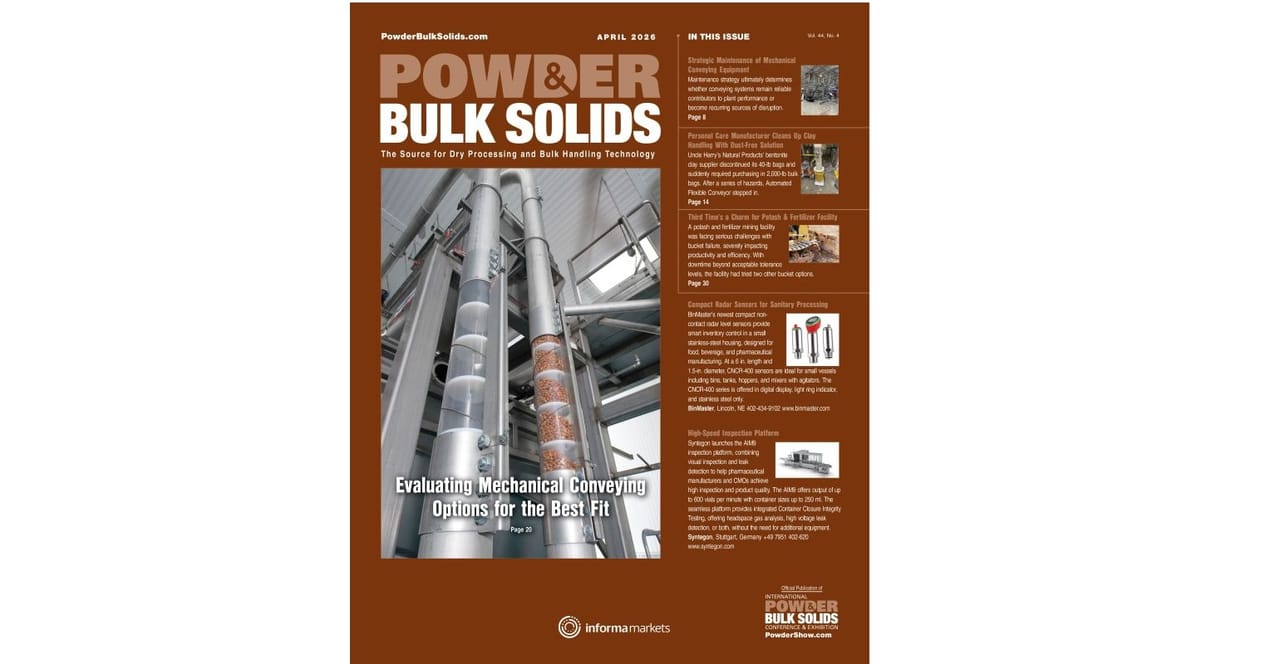Solid Powder Plus Powder & Bulk Solids April 2026 Issue