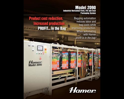 Hamer Model 2090 Industrial Horizontal Form, Fill, and Seal Packaging System