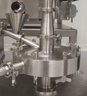 Micronizer Jet Mill Produces Particles Less Than One Micron