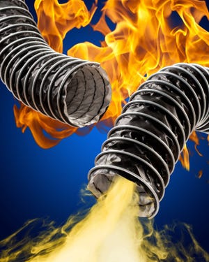 High-Temperature Hose for Venting Harsh Chemicals
