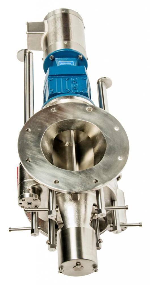 Meyer Klean-In-Place II Rotary Airlock Feeder is USDA, FDA, Dairy 3A Approved