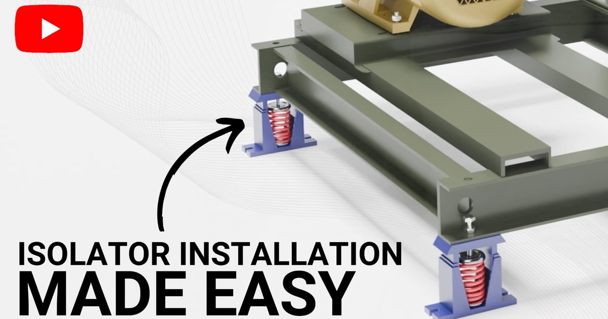 Fan Isolation How-To: Install Spring Isolators for Industrial Fans