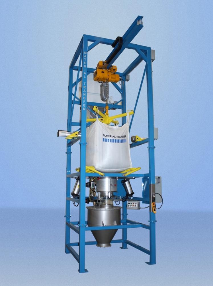 Bulk Bag Discharger with Integrated Dust Collection System