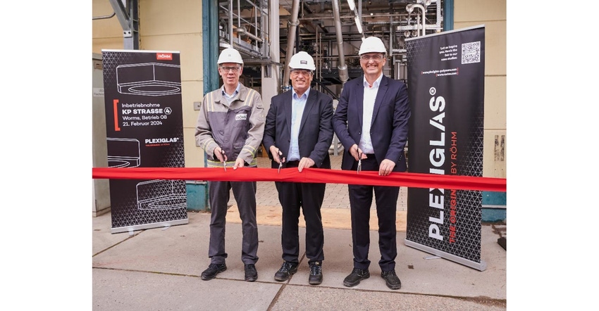 Rohm opens new PLEXIGLAS production plant
