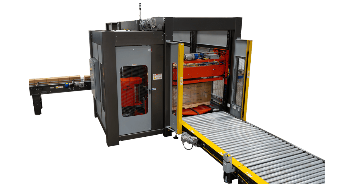 New Floor Level Palletizer Has Integrated Stretch Wrapper
