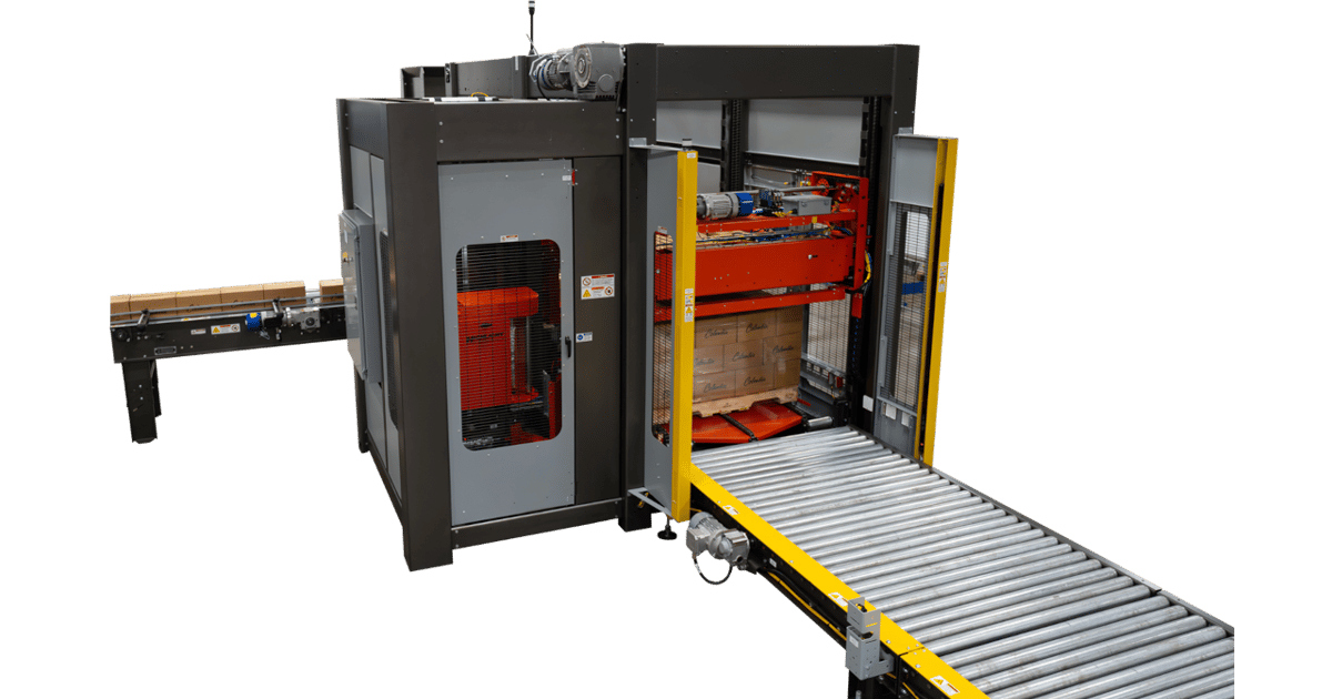 New Floor Level Palletizer Has Integrated Stretch Wrapper
