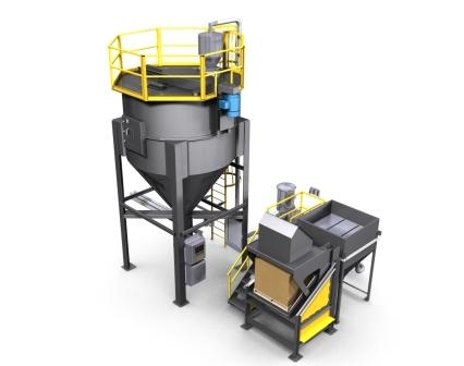 Automated Bulk Material Mixing System