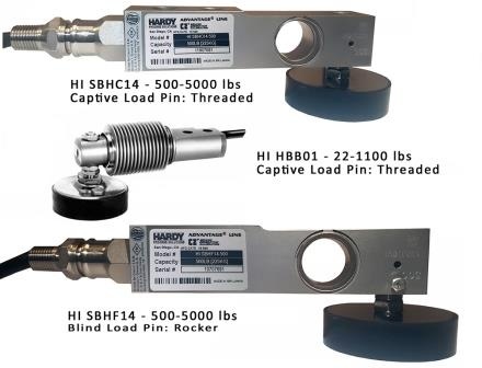 Footed Load Cells with Height Adjustable Rubber Feet
