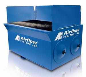 Downdraft Table System Collects Contaminants