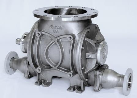 Blow Through Rotary Valves for Powders