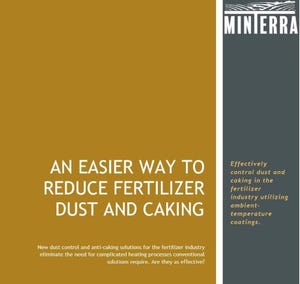 AN EASIER WAY TO REDUCE FERTILIZER DUST AND