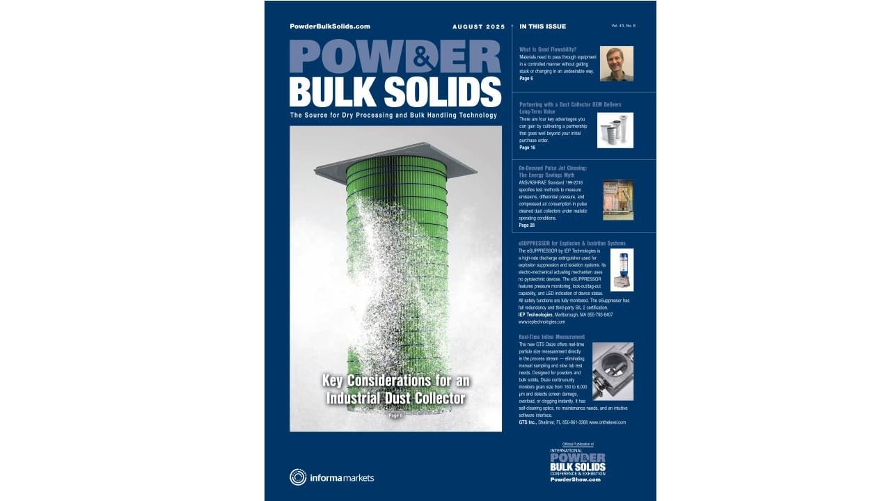 Solid Powder Plus Powder & Bulk Solids August 2025 Issue