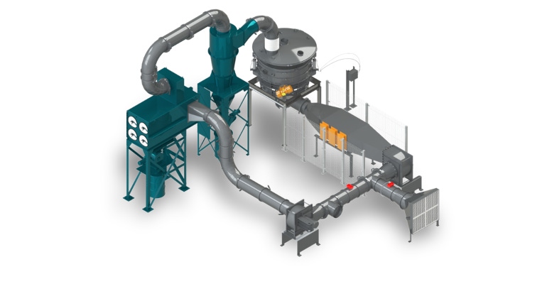 Fluid Bed Exhaust Recycling System