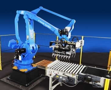 Robotic Palletizers With In-Feed Conveyors