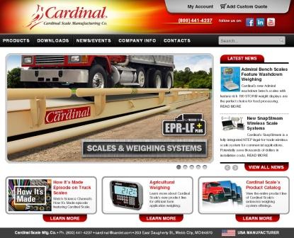 Cardinal Scale Launches New Web Site