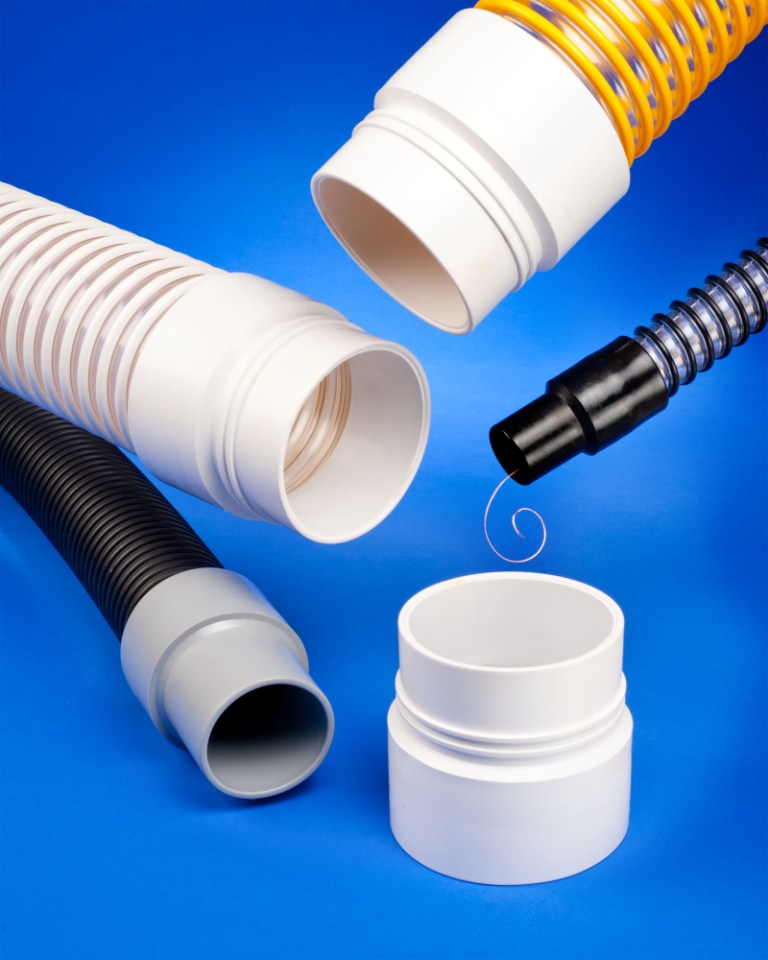 Flexible Hose Cuffs Provide Tight Seal