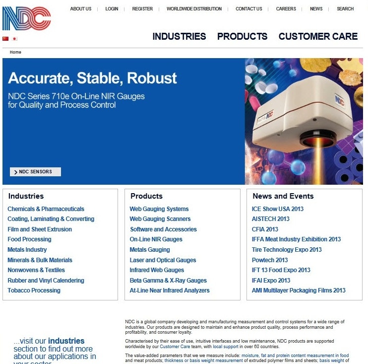 NDC Unveils New Web Site, Brochure