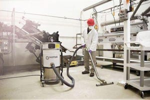 NFPA-Compliant Vacuum for Combustible Dust Clean-Up