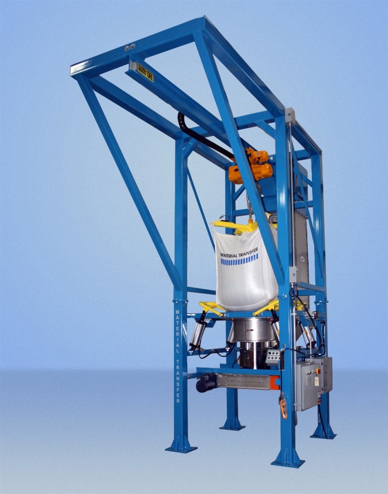 Bulk Bag Discharging System With Lump Breaker