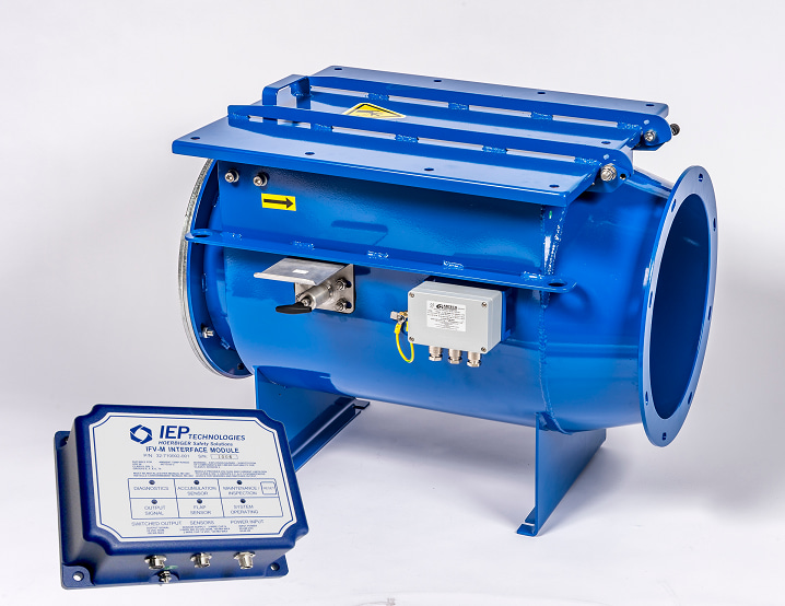 Explosion Isolation Flap Valve