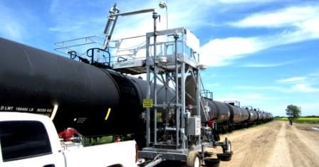 Mobile Transloading Platforms Provide Safer, More Efficient Railcar Lo