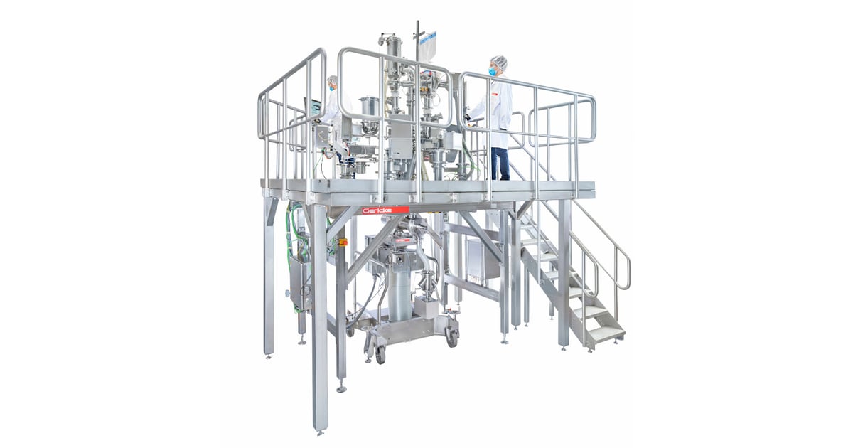 Formulation skid automates feeding, weighing, mixing in single unit