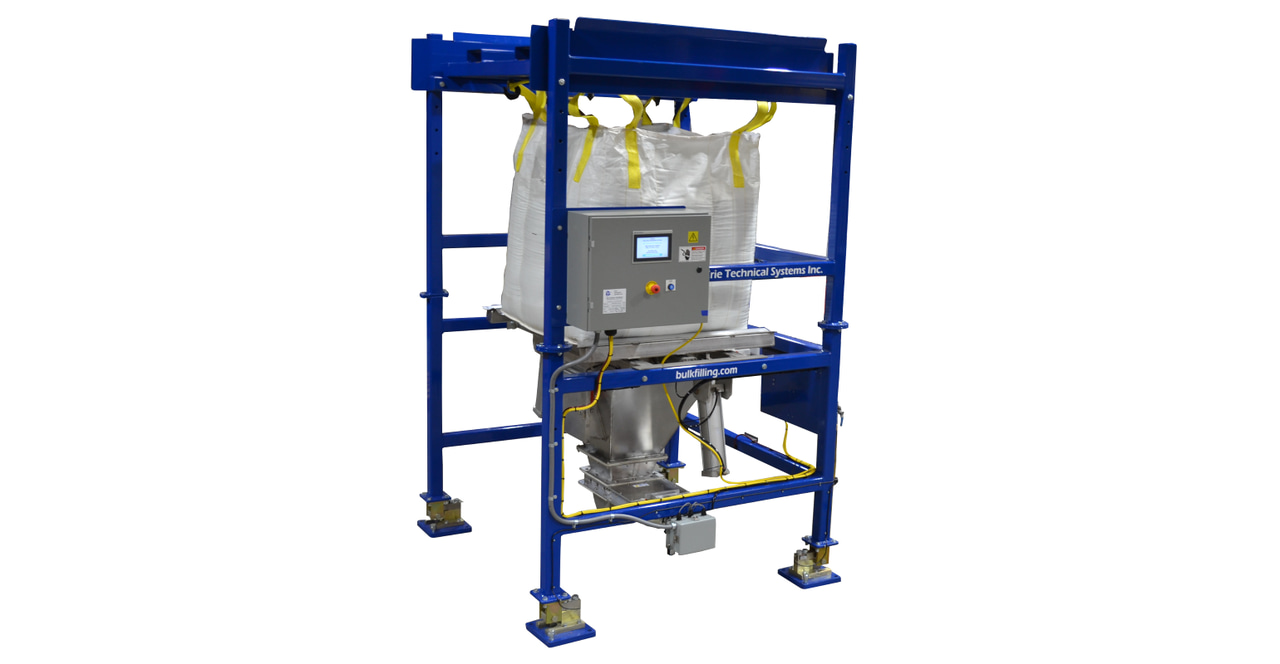 Bulk Bag Unloader Can Be Mounted on Load Cells