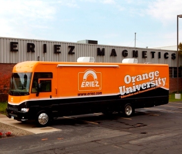 Eriez 2014 Orange University Mobile Training and Education Center Schedule of Stops
