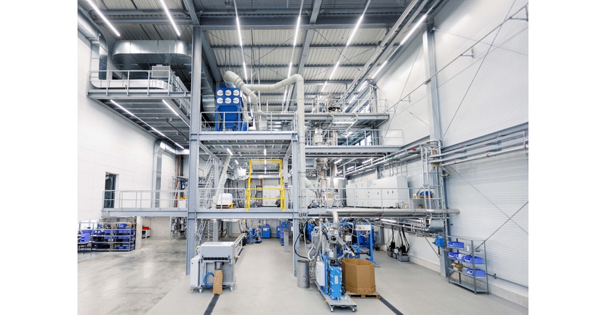 Coperion's new plastics recycling test center