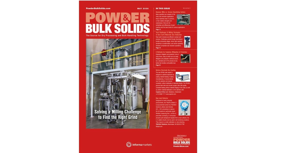 Read the Powder & Bulk Solids Magazine May Issue