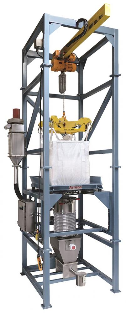 Bulk Bag Unloader Utilizes Controlled Vibration