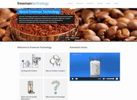 Freeman Technology Launches New Web Site for Powder Processing