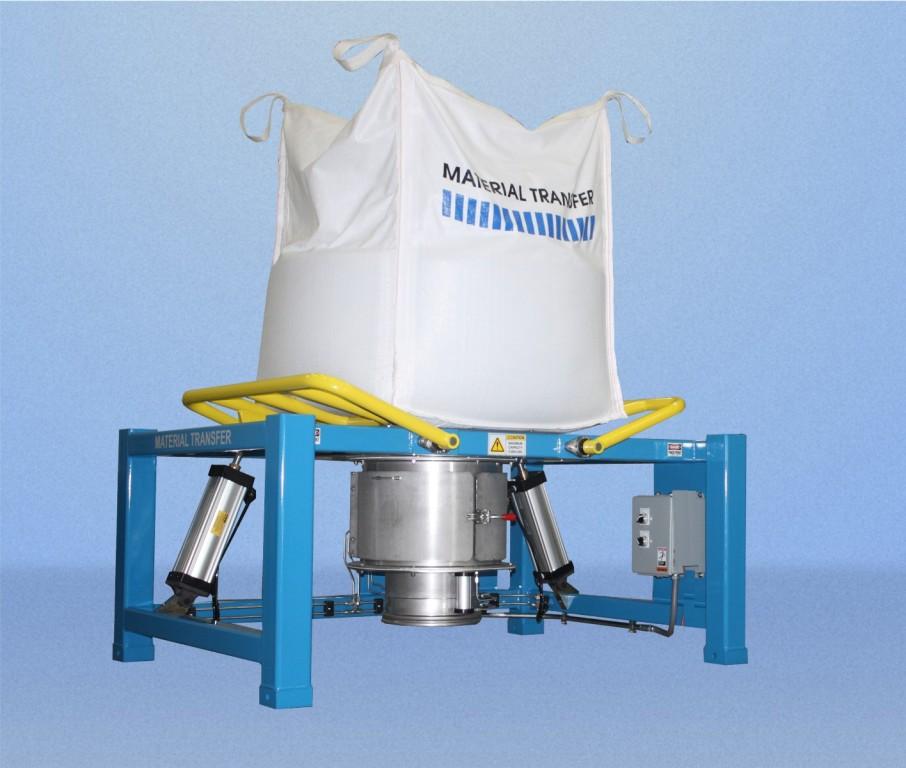 Low-Headroom Bulk Bag Discharging System