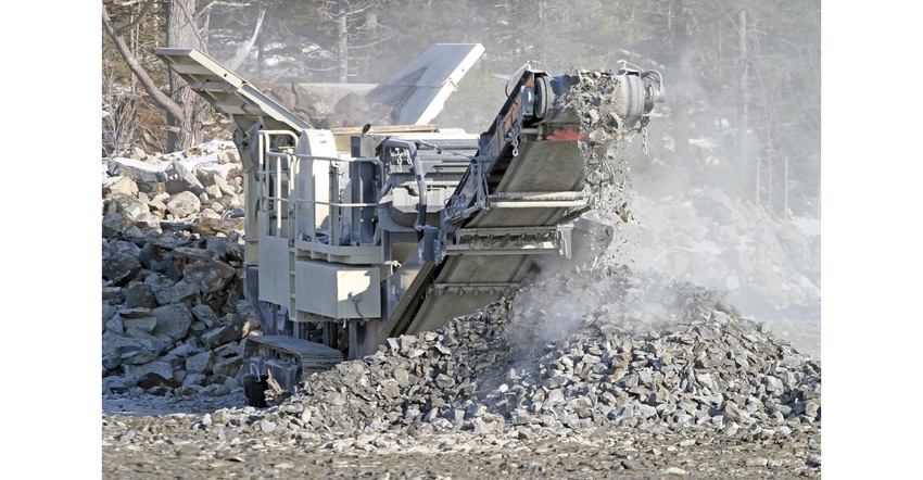 worker gets killed by rock crusher