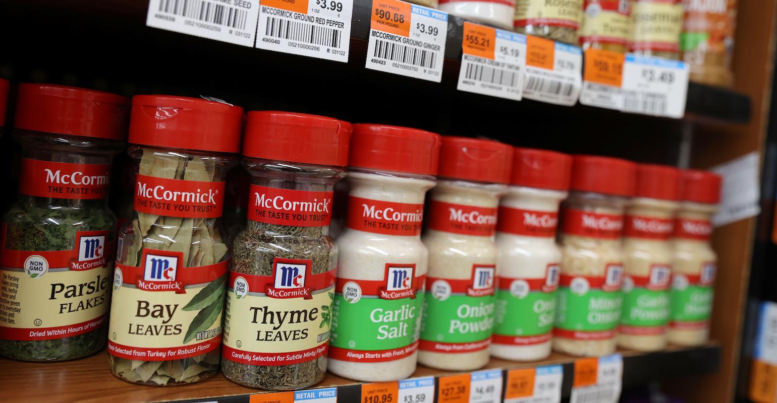 Spice maker McCormick sees 'pushback' from retailers on price increases  -CEO