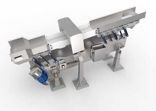 Vibratory Conveyor Designed for Integration with Metal Detector