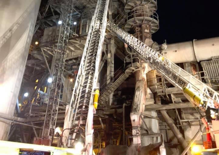 Fire Put Out at Buzzi Unicem Cement Plant in Pennsylvania