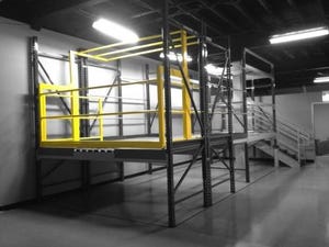 Mezzanine Safety Gate Can Be Customized