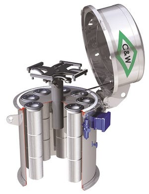 Stainless Steel Low-Profile Round Silo Collector