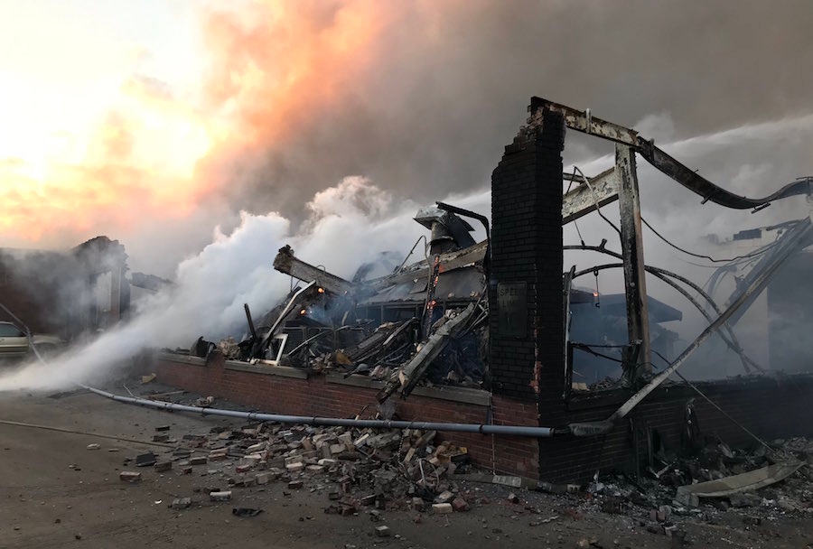 Fire Ravages Newly Weds Food Plant in Chicago
