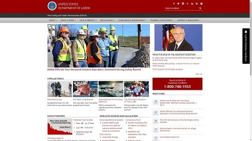 Mine Safety Agency Launches Beta Web Site