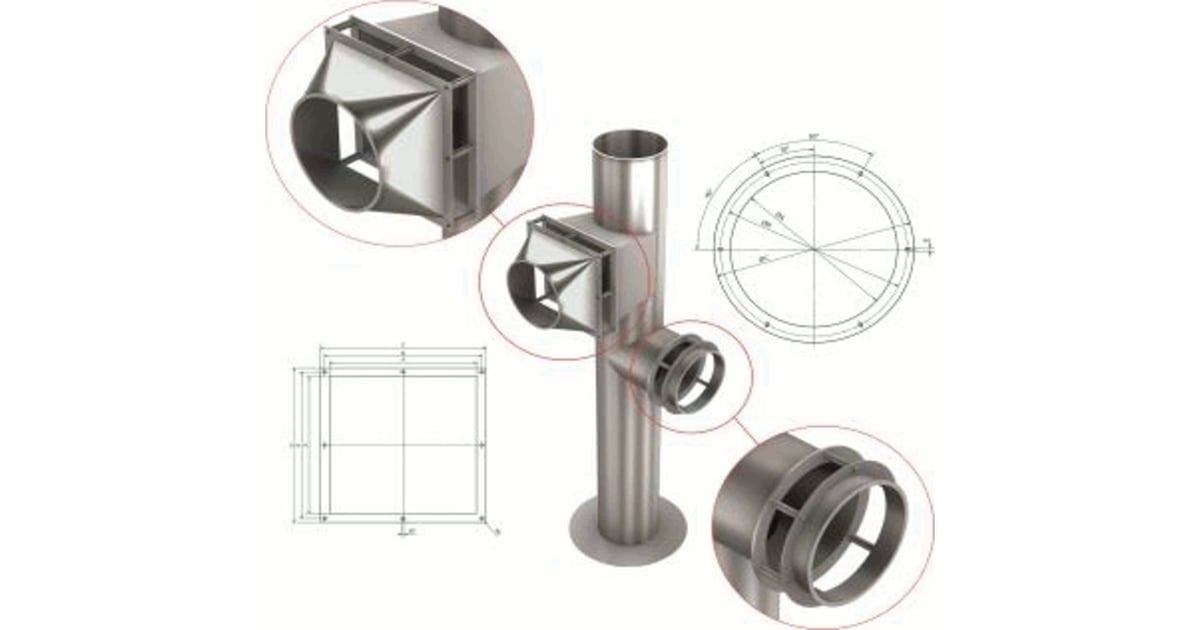 Adapter Flanges for Modular Pipework System